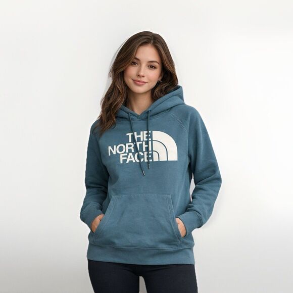 The North Face Tops - The North Face Blue Sweatshirt Hoodie Pullover Women's Size Medium